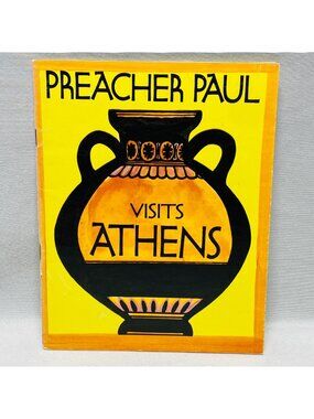 Preacher Paul Visits Athens Paperback Book For Children 1971  Illustrated